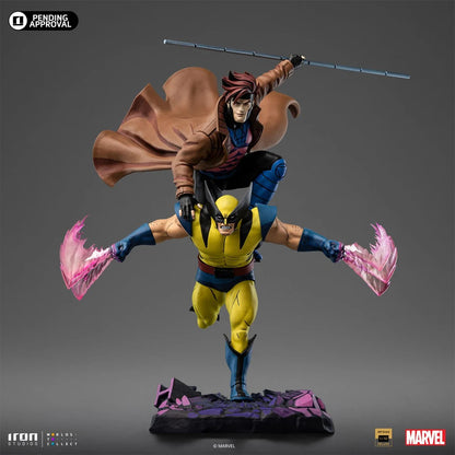 X-Men '97 Gambit and Wolverine 1:10 Deluxe Art Scale Limited Edition Statue