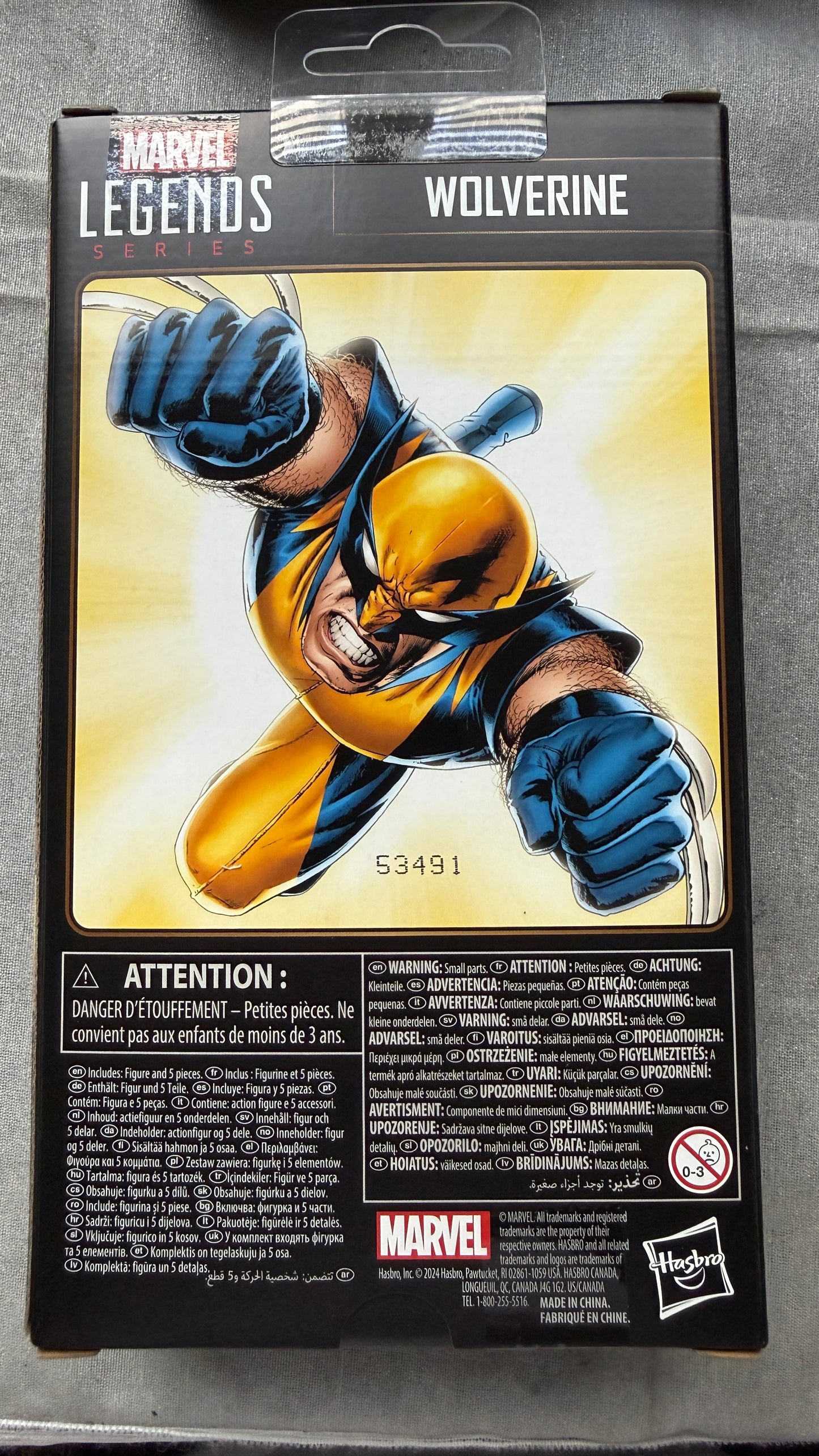 Marvel Legends Wolverine Astonishing X-Men 85th Anniversary 6-Inch Figure Hasbro