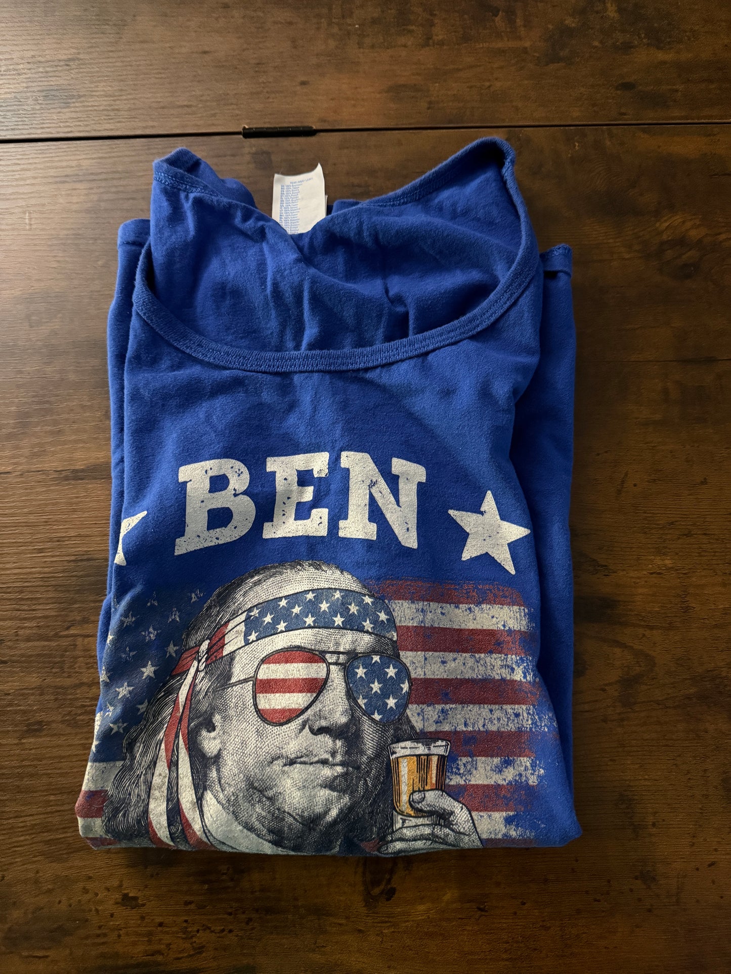 ben drankin shirt 4th Of July Patriotic Tank Top