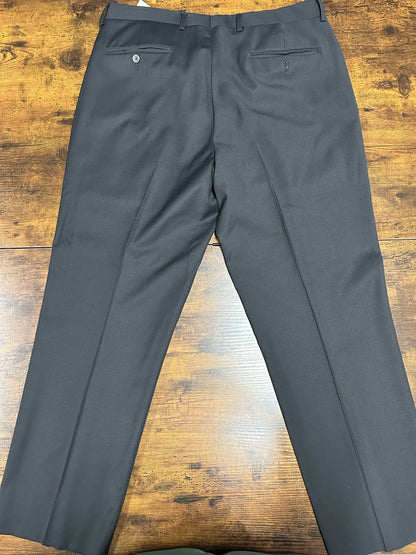 Black Slim Fit Suit solid Jos A Bank pants blazer 42R 35Wx30L two button
